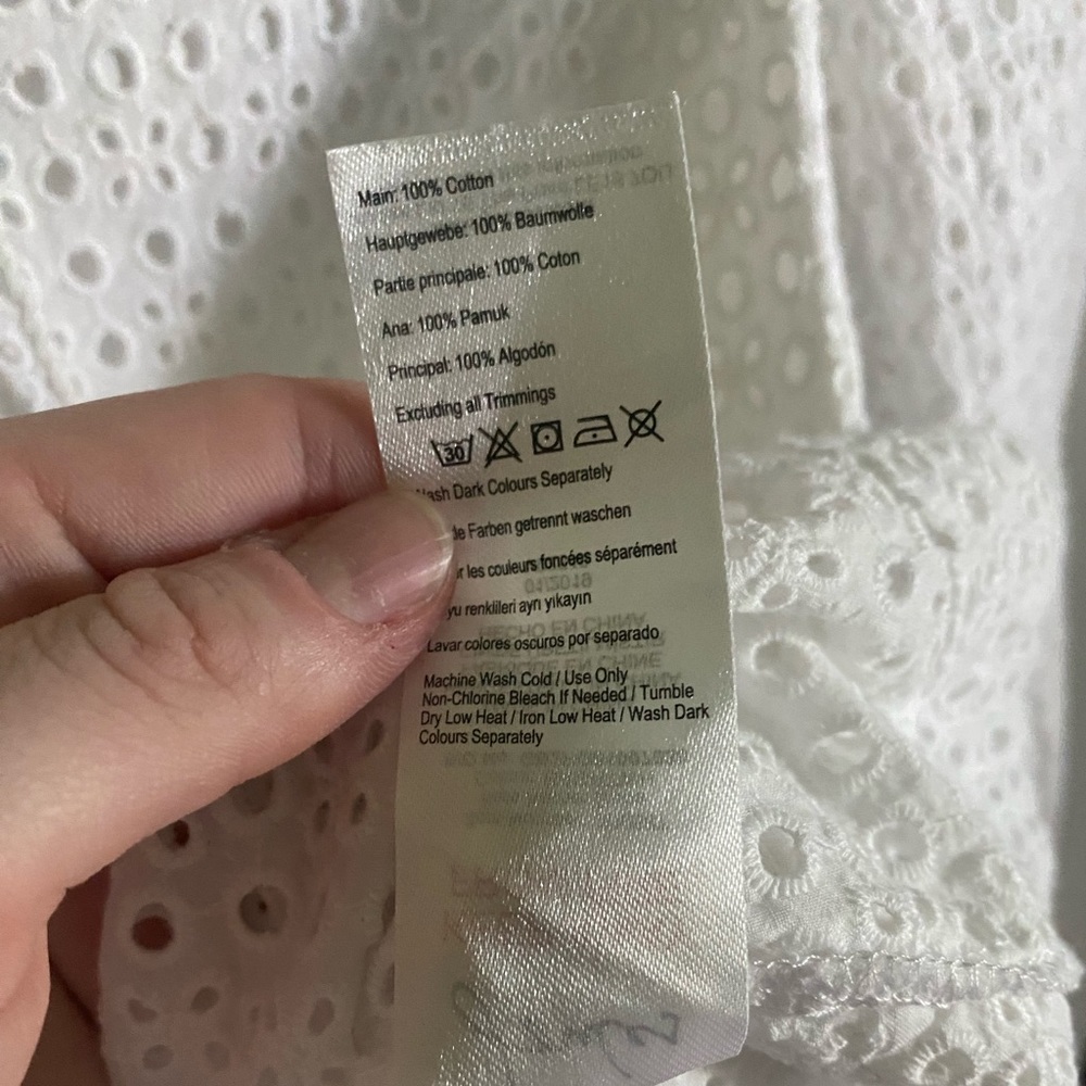Joules | Size 4 White Cotton Knit Top - Picture 3 of 7